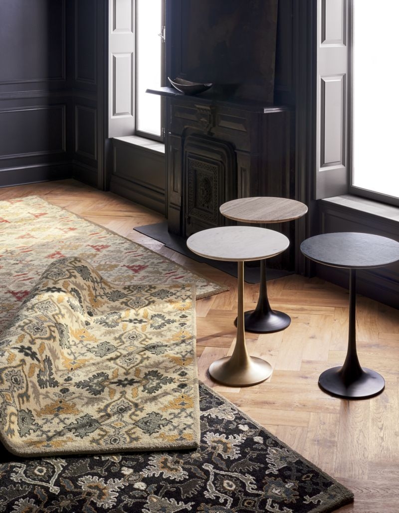 Nero Brown Marble Accent Table - Image 4