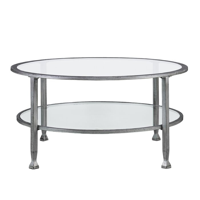 Jordyan 4 Legs Coffee Table with Storage - Image 1