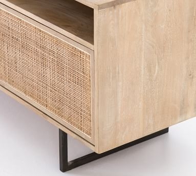 Dolores Cane Media Console, Natural - Image 3