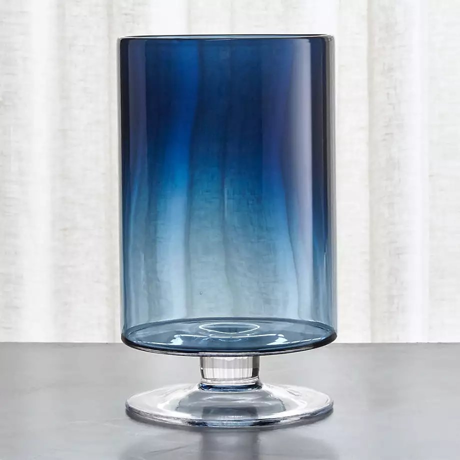 London Large Blue Hurricane - Crate and Barrel - Image 0