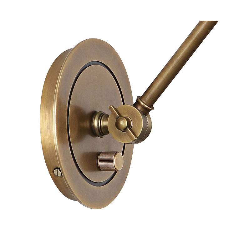 Robert Abbey Alloy Warm Brass Plug-In Swing Arm Wall Lamp - Image 2
