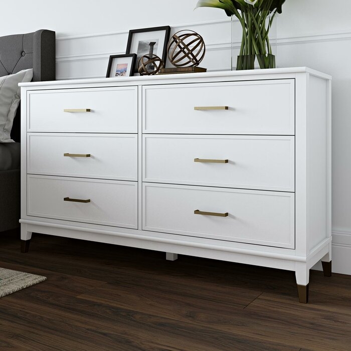 Westerleigh 6 Drawer Double Dresser - White - Image 1