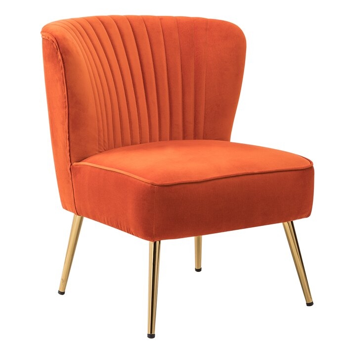 Erasmus Side Chair, Orange - Image 0