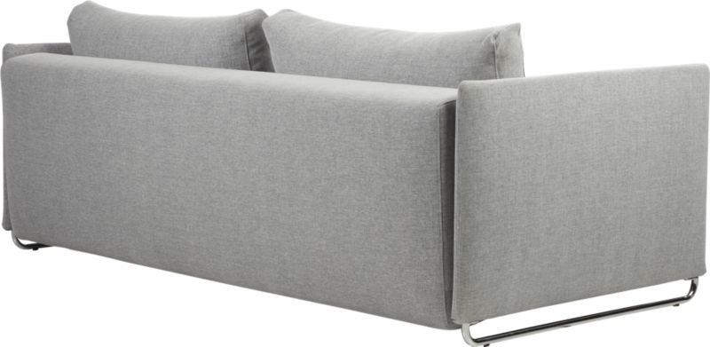 tandom microgrid grey sleeper sofa - Image 5