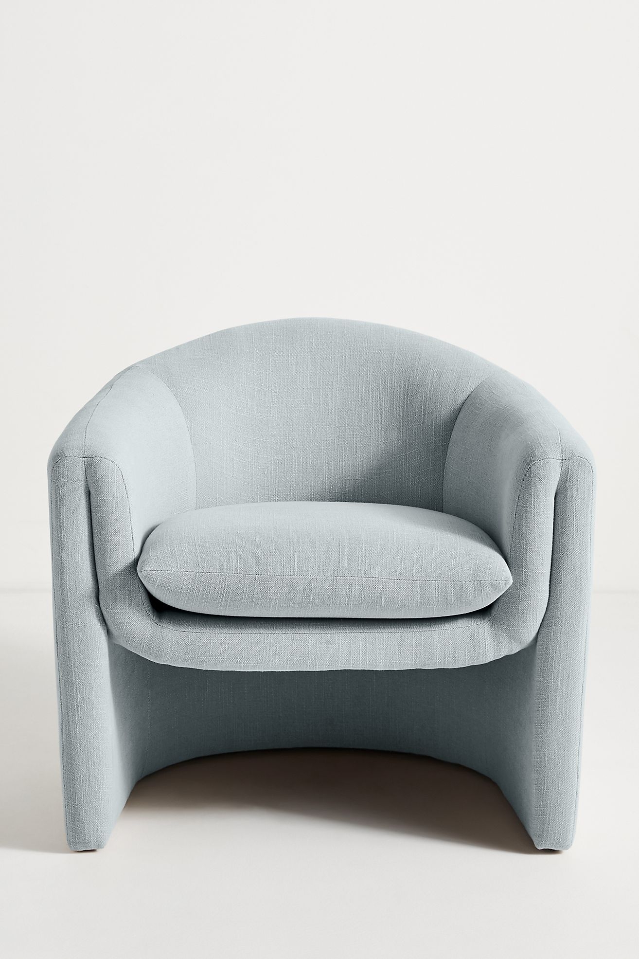 Valencia Linen Sculptural Chair - Image 0