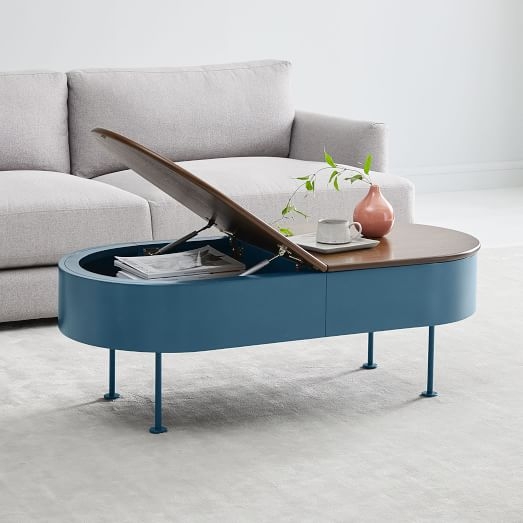 Ruby Storage Coffee Table - Petrol Blue - Image 0