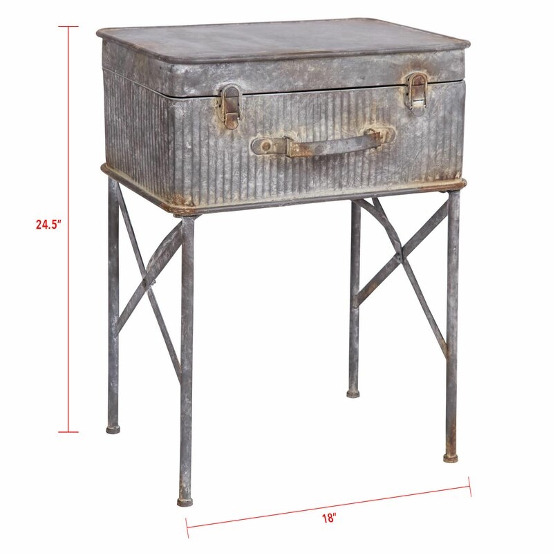 Alexandra End Table with Storage - Image 1