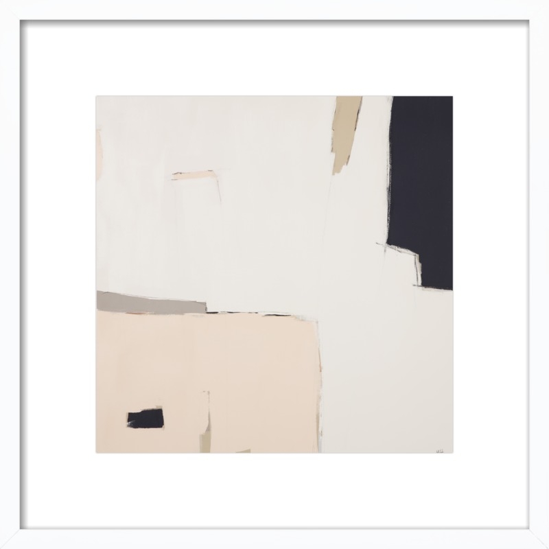 Illa Study 1, Print, 24"x24", White Wood Frame - Image 0