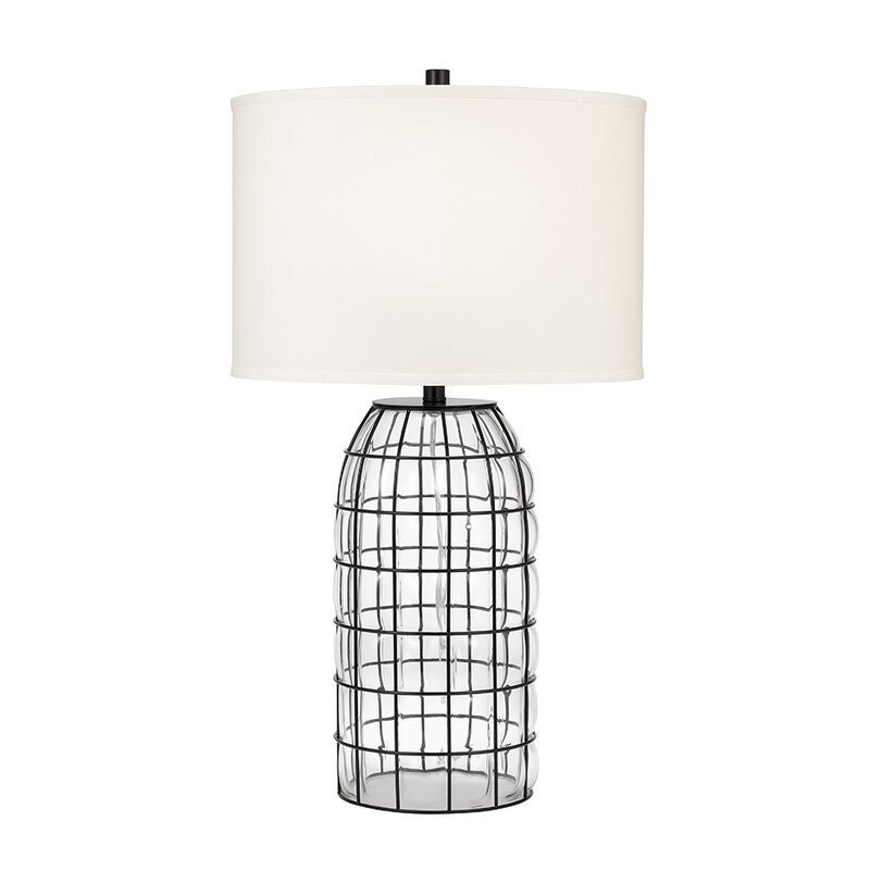 Hertfordshire Caged Blown Glass 32" Table Lamp - Image 0