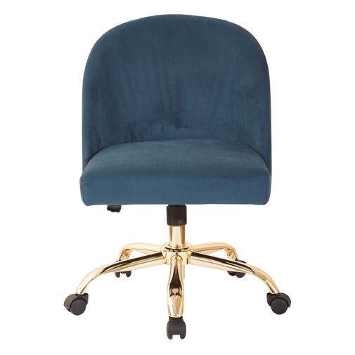 Ave Six Mid-Back Task Chair in Azure - Image 2