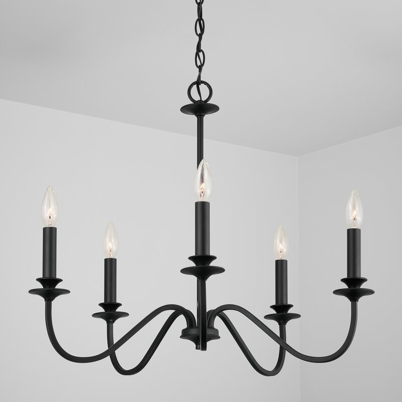 Juniata 5 - Light Candle Style Traditional Chandelier - Image 4