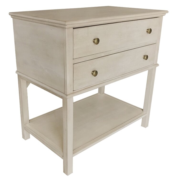 Ardaghmore 2 - Drawer Nightstand in White - Image 0