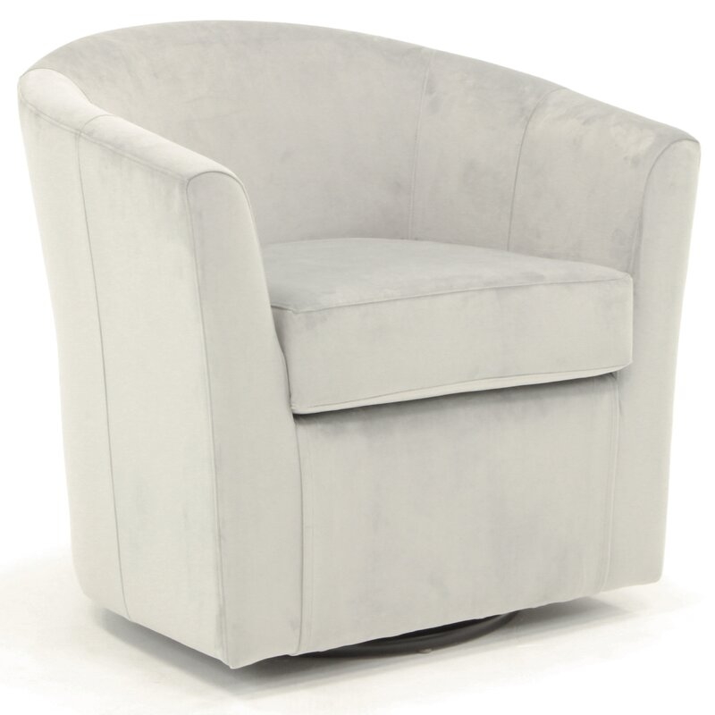 Molinari 31'' Wide Swivel Barrel Chair - Image 0