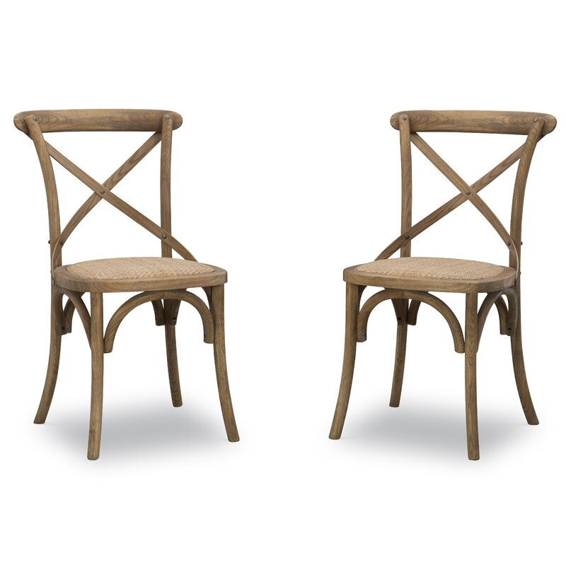 Adamstown Upholstered Solid Wood Dining Chair (set of 2) - Image 1