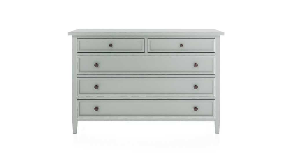 Harbor Blue Grey 5-Drawer Dresser - Image 5