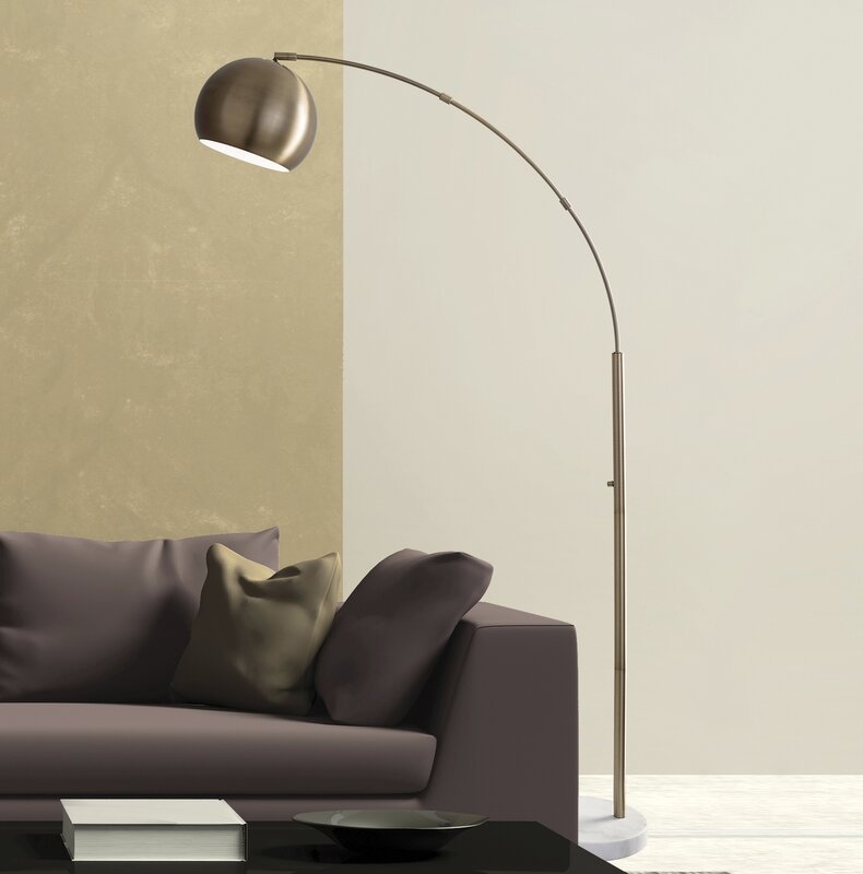 Dacia 78" Arched Floor Lamp - Image 1