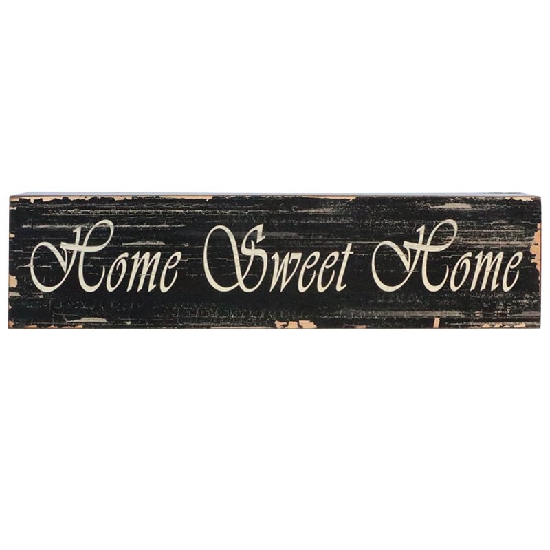 HOME SWEET HOME WOODEN WALL DÉCOR - Image 0