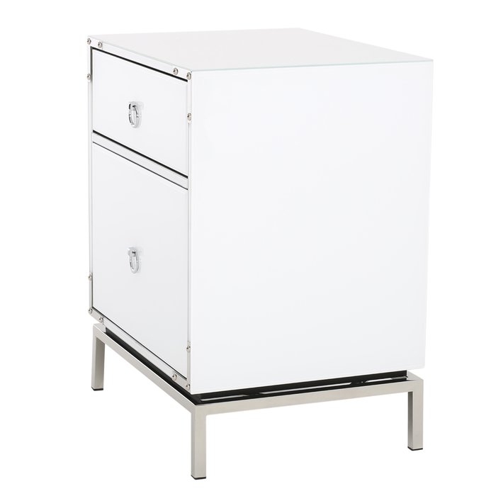 Collier 2-Drawer Side Table - Image 1