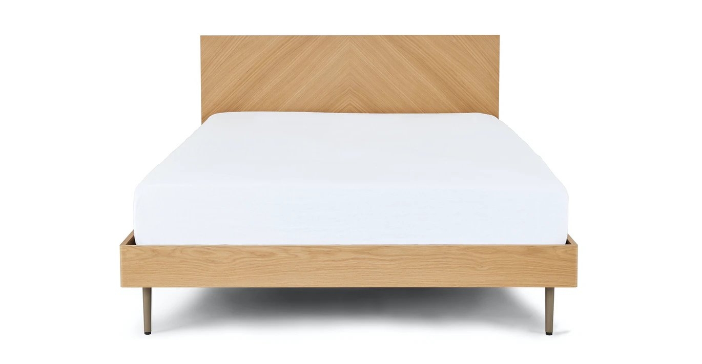Nera Oak Queen Bed - Image 0