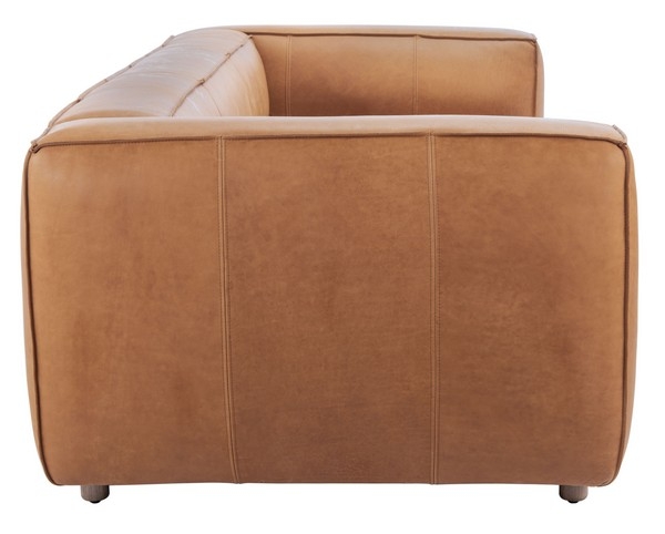 Grover Leather Sofa - Camel - Arlo Home - Image 3