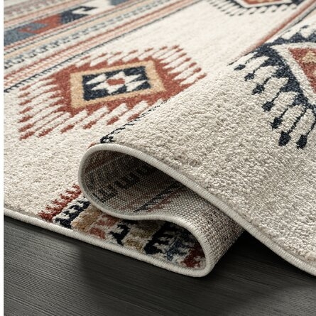 Abani Rug Tiburon SED190A Southwestern Diamond Pattern Area Rug - Image 3