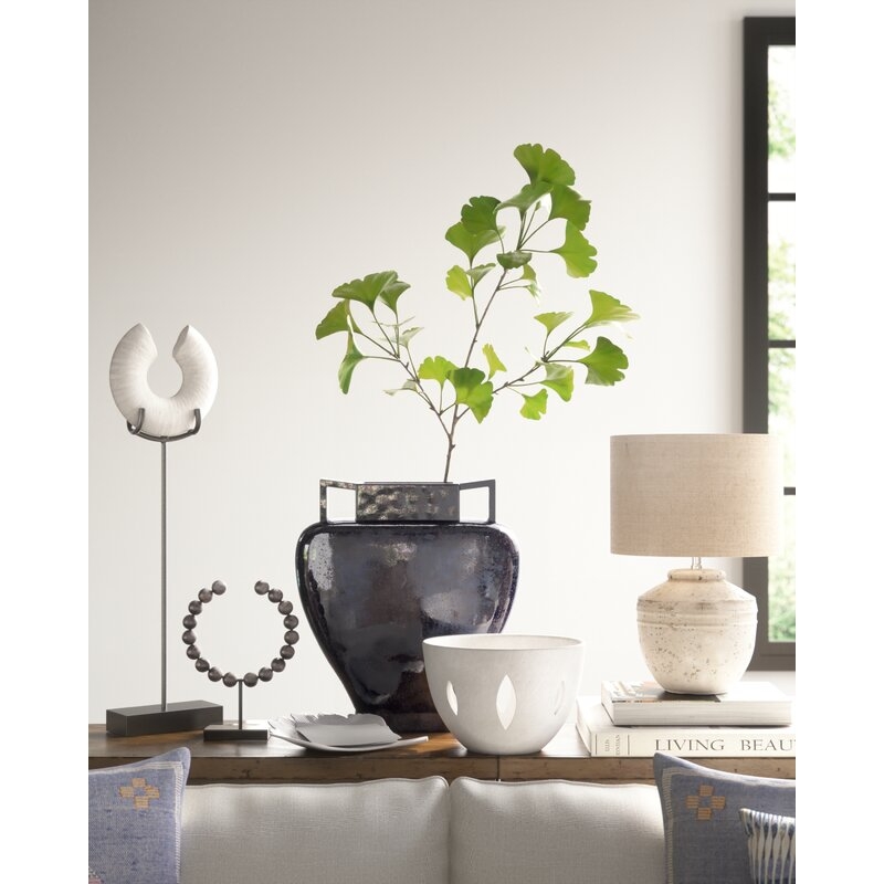 Dacorey Distressed White Table Lamp - Image 1