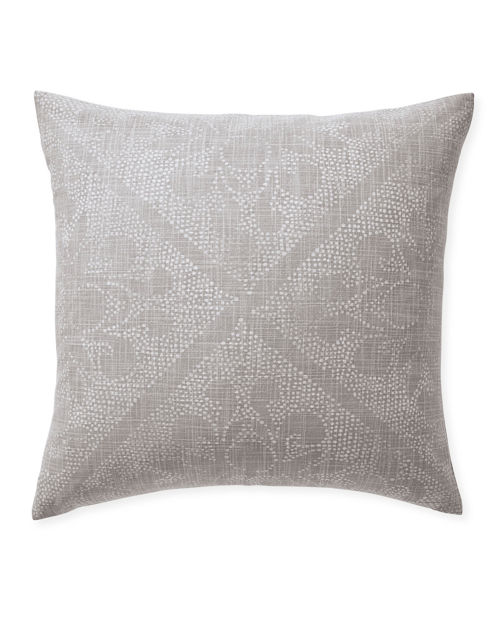 Camille Scroll 24"SQ. Pillow Cover - Smoke - Insert sold separately - Image 0