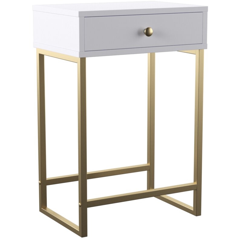 Dayne Sled End Table with Storage - Image 1