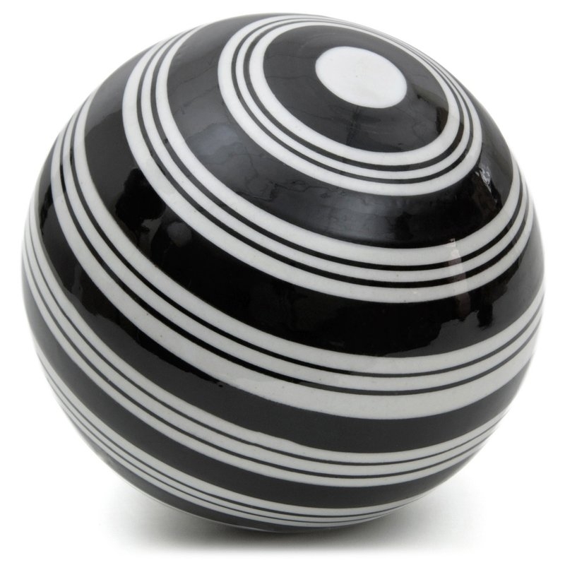 Soltis Stripes Decorative Ball Sculpture - Image 0