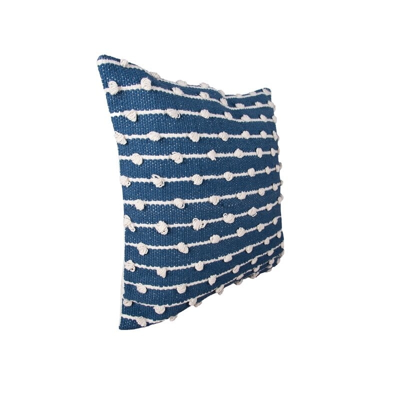 Kioneli Cotton Striped Throw Pillow - Image 1