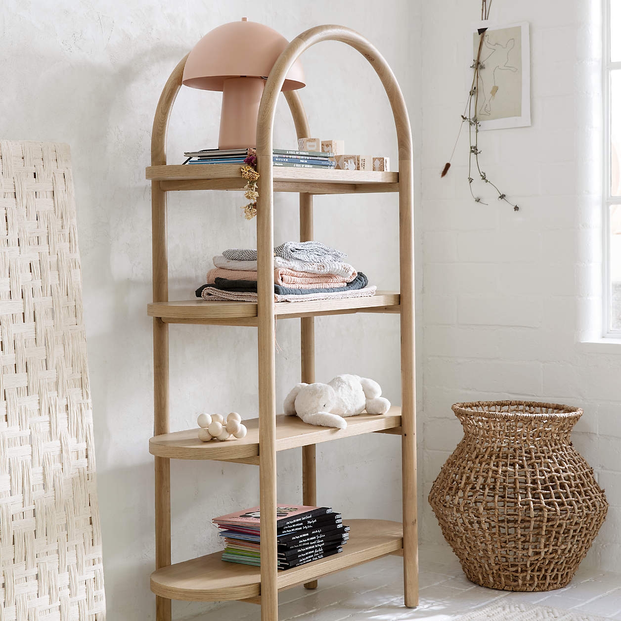 Dolly Natural Tall Bookcase - Image 1