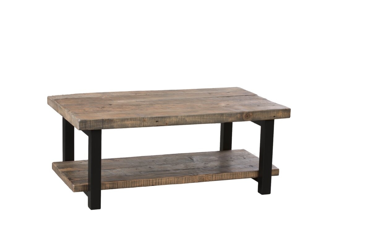 Honore 42" Wood/Metal Coffee Table - Image 7