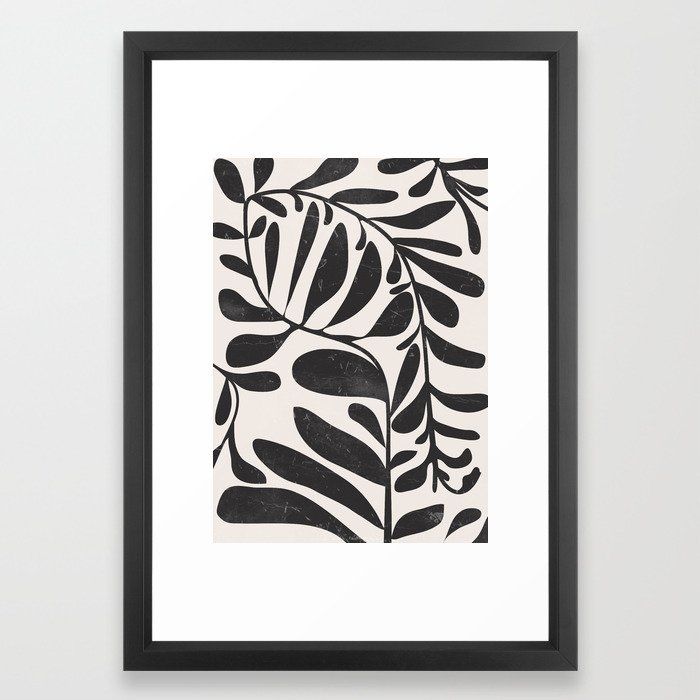 Abstract Plant 3 Framed Art Print - Image 0