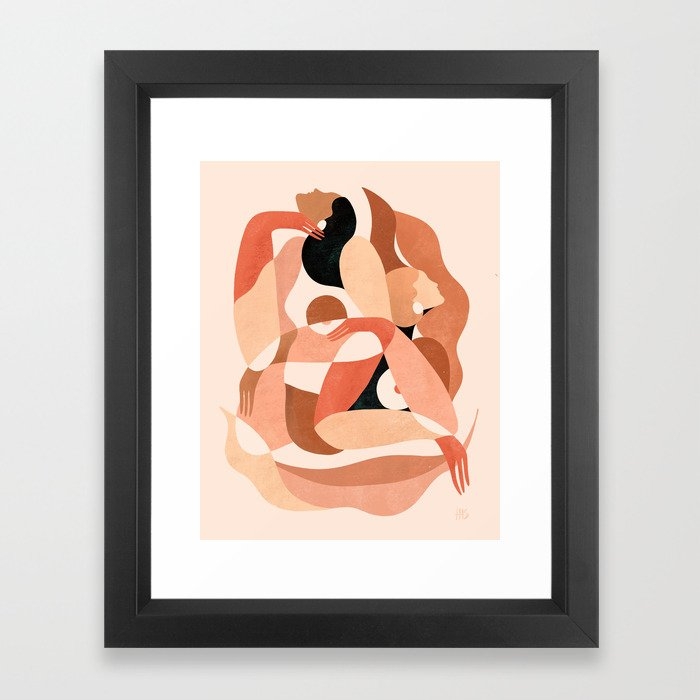Abstract figures ||| Framed Art Print - Image 0