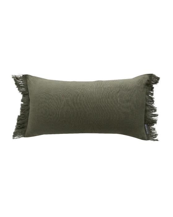 Hazelton Fringe Pillow Cover, 24" x 12" - Image 0