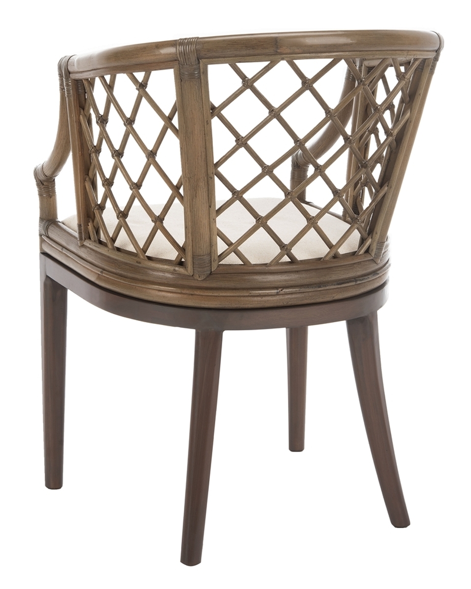 Carlotta Arm Chair - Greige - Arlo Home - Image 3