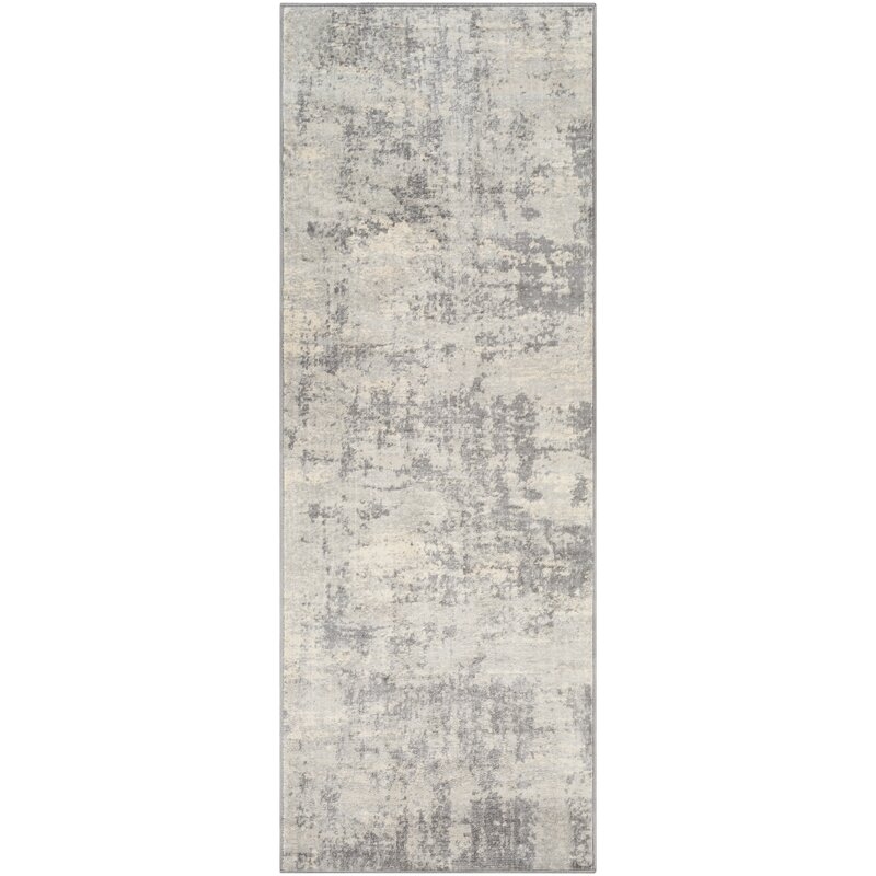 Mindi Abstract Gray/Cream Area Rug - Image 0