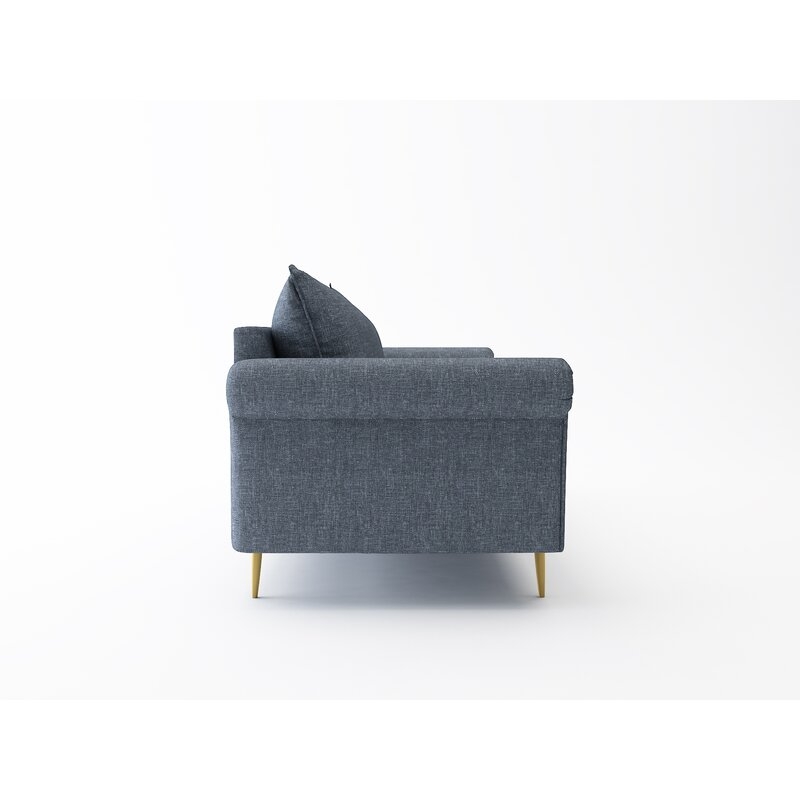 Gray Ripley 71" Rolled Arm Sofa - Image 3