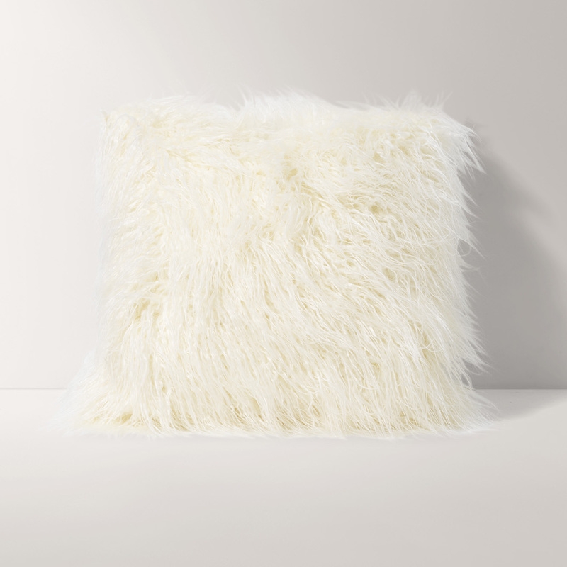 Faux Fur Pillow Cover in Mixed - Image 0