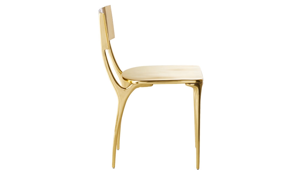 Oro Gold Outdoor Dining Chair - Image 2