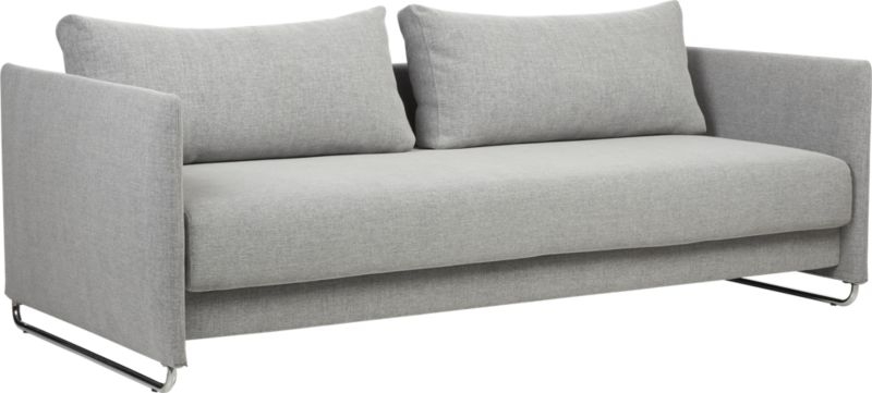 tandom microgrid grey sleeper sofa - Image 3