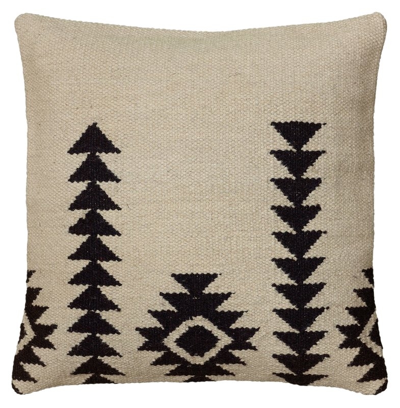 Cynthiann Wool and Cotton Throw Pillow - Image 0