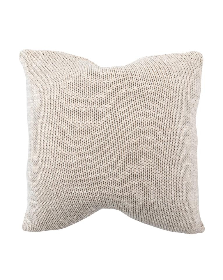 Libbey Knitted Cotton Pillow Cover, 22" x 22" - Image 0
