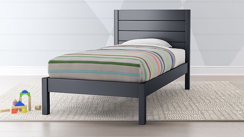 Parke Charcoal Twin Bed - Image 0