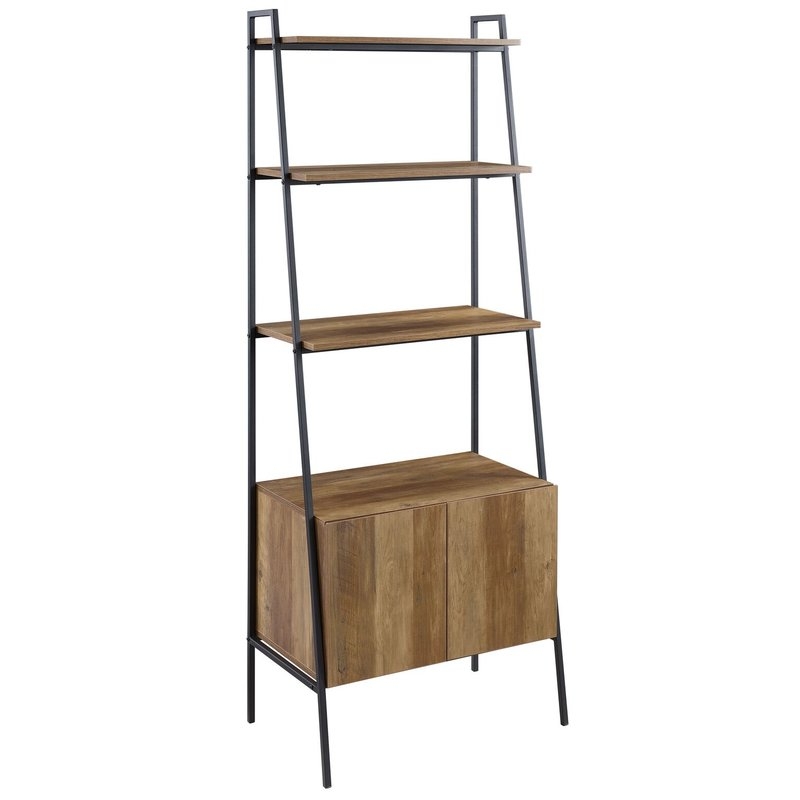 Caldwell Ladder Bookcase - Reclaimed Barnwood - Image 1