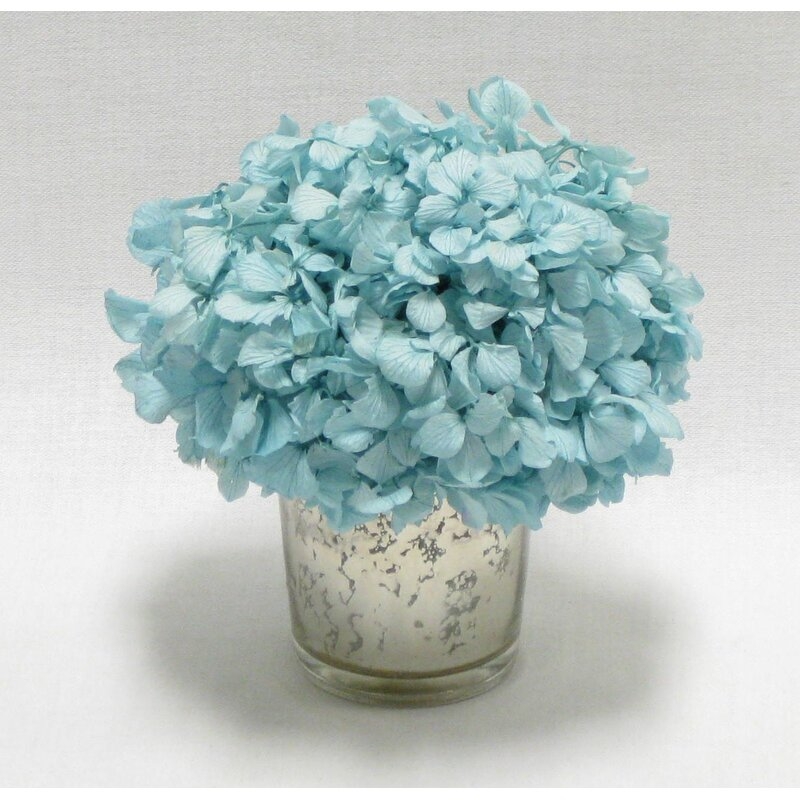 Mini Preserved Hydrangea in Vase - Image 0