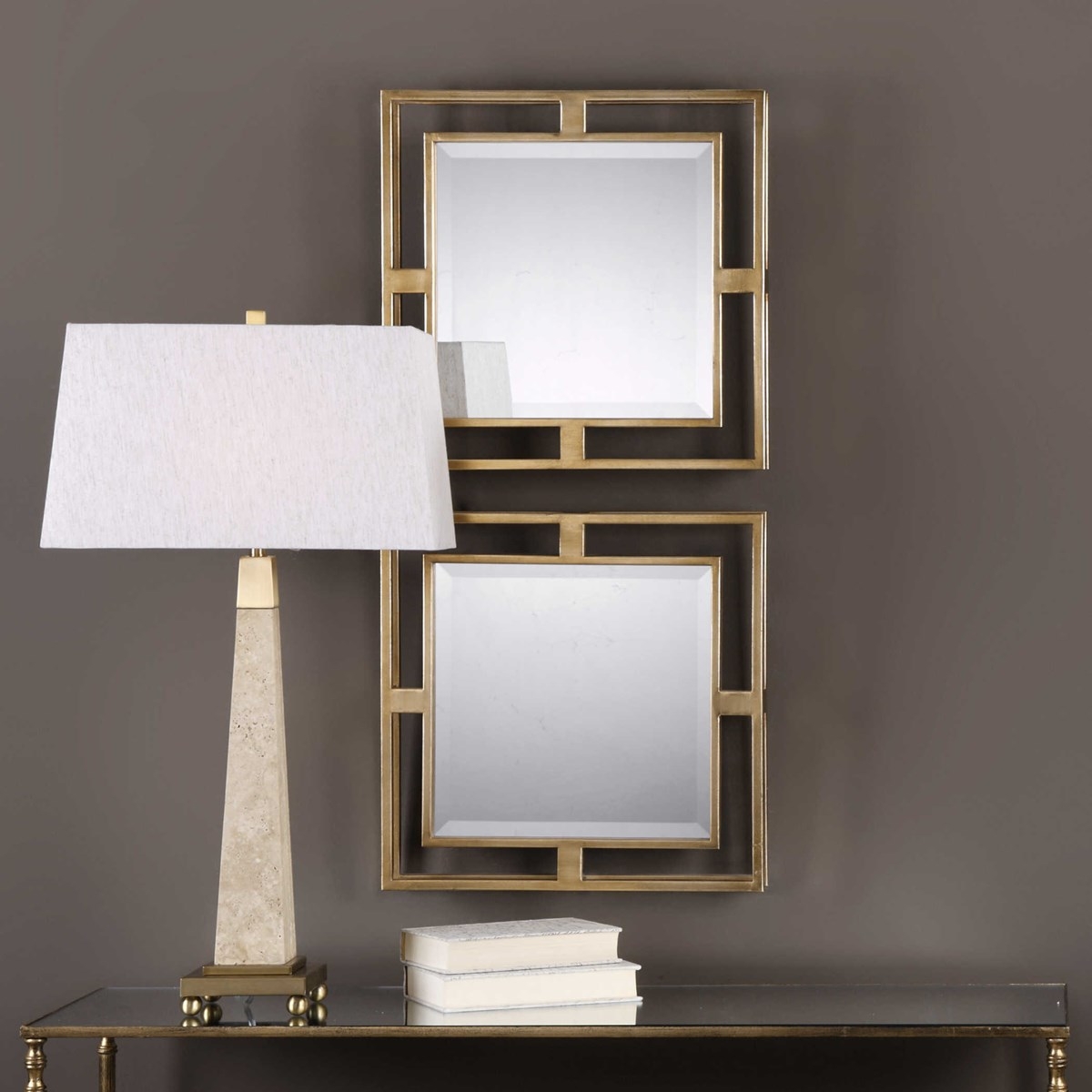 Allick Square Mirrors, Set of 2 - Image 1