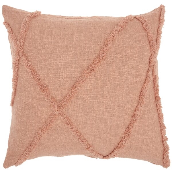 Remi Abstract Cotton Pillow Cover and Insert - Image 0