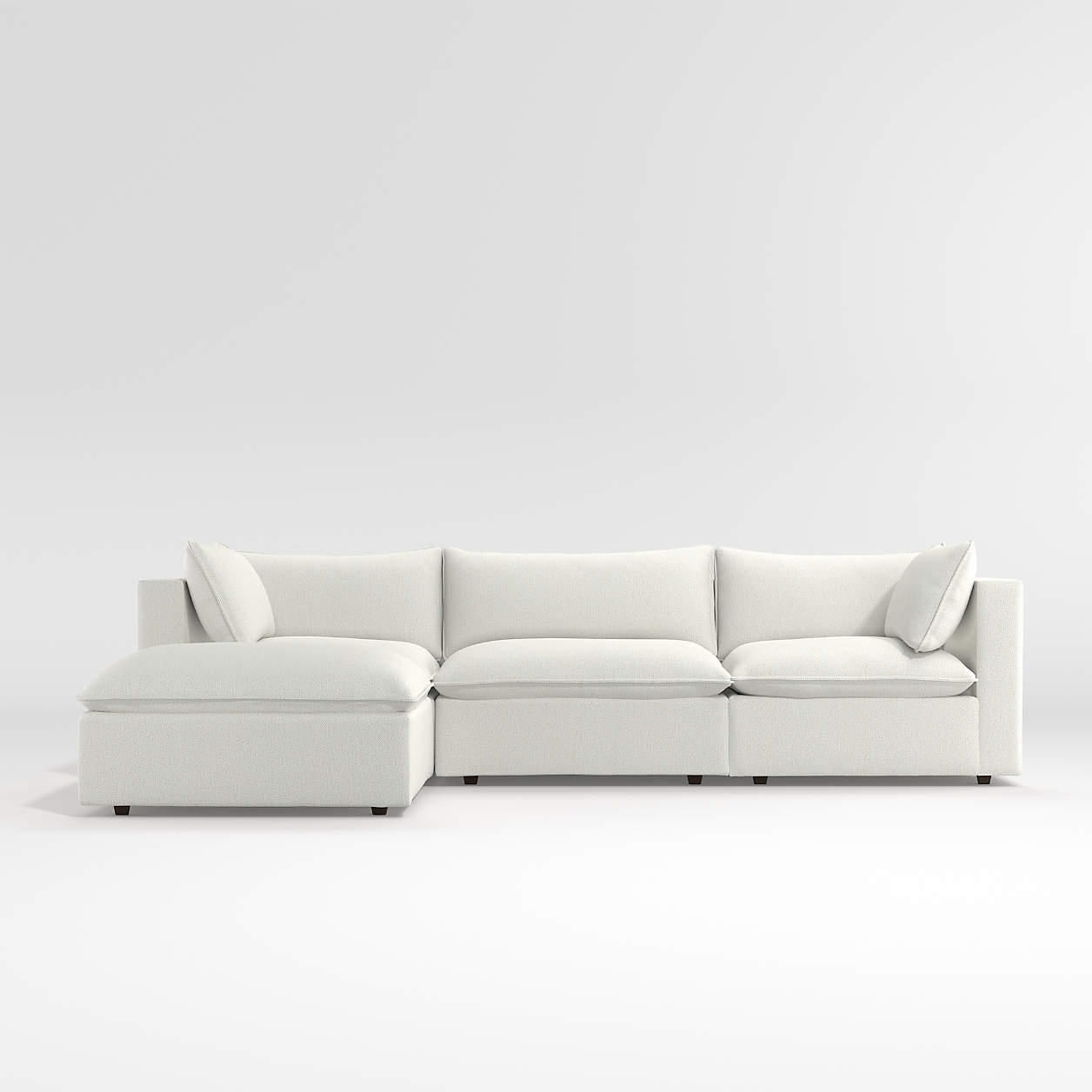 Lotus Deep 4-Piece Reversible Sectional with Ottoman - Image 0