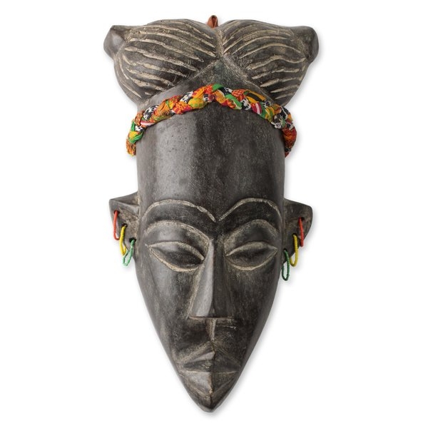 Winfred Korley Handmade African Mask Wall Decor - Image 0